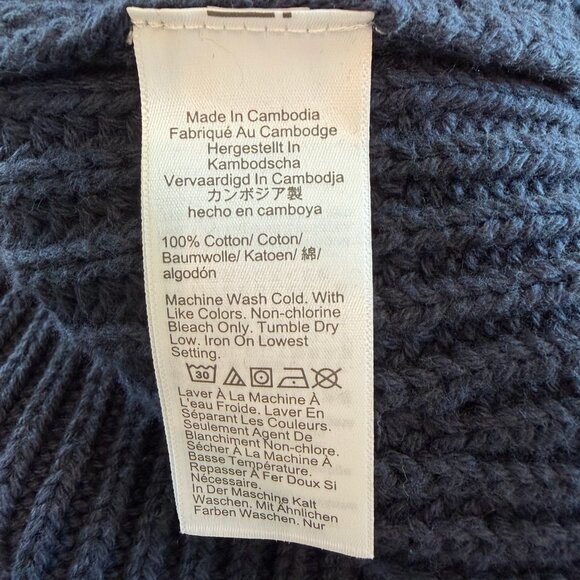 NWT J. Crew Relaxed Rollneck™ sweater - Navy - M - Picture 4 of 4